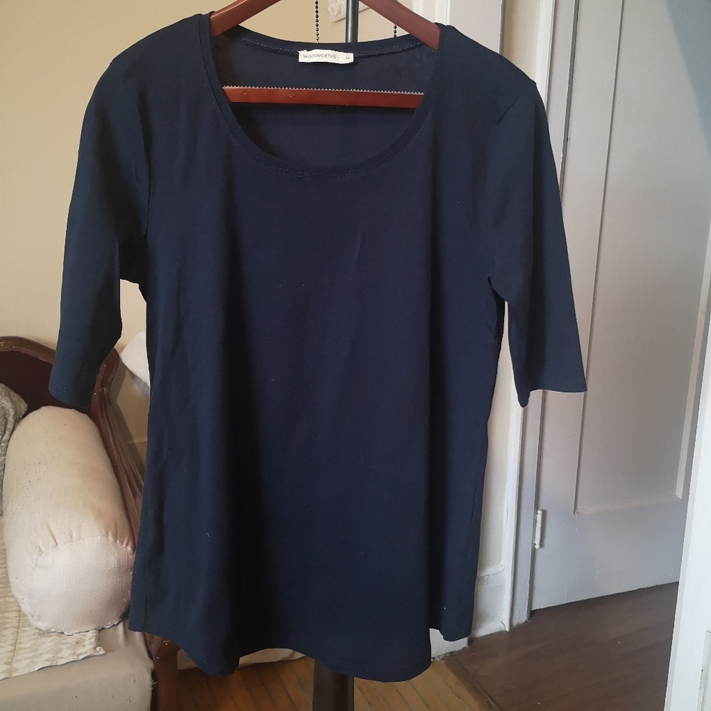 3/$20 Woolworth scoop neck top
